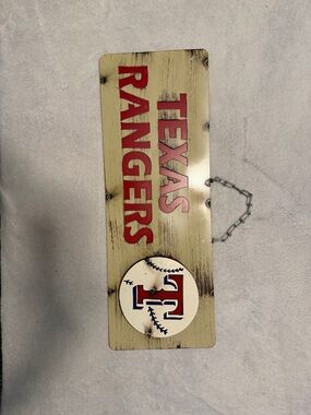 Red and Cream Wall Plaque by